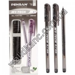 Ручка шариковая Pensan "My Tech" - черн.