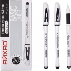 801А"Aihao"ручка гелевая,черн. 
