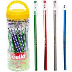 Ручка шариковая в банке "Cello"-568