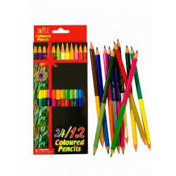 Карандаши "Coloured-Pencils"-2х стр. 12цв. 