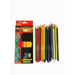 Карандаши "Coloured-Pencils"-24 цв.