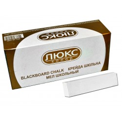 Мел - белый, школьный 50 шт.