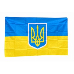 Флаг Украины с Гербом 145*90 