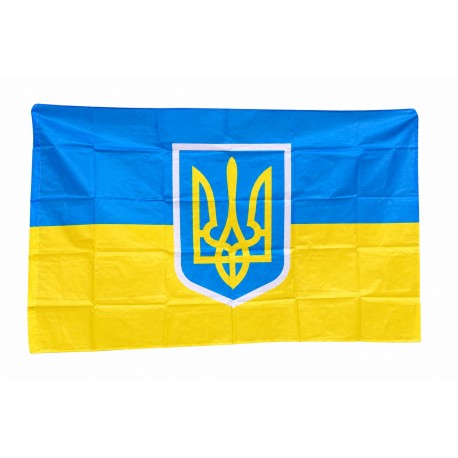 Флаг Украины с Гербом 145*90 
