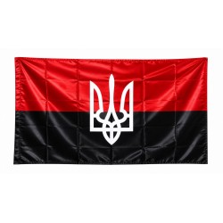 Флаг УПА (90*1,50) - атлас с Гербоом