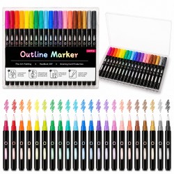 Набор контурных маркеров Outline Marker, 24 цветов