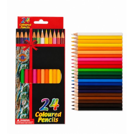 Карандаши "Coloured-Pencils"-24 цв.