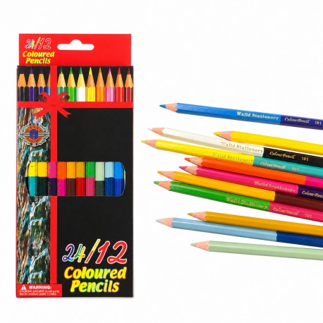 Карандаши "Coloured-Pencils"-2х стр. 12цв. 