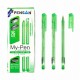 "My-Pen" ручка масляная,зел.
