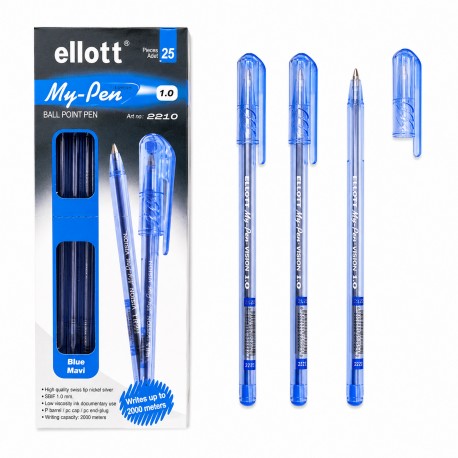 "My-Pen" ручка масляная,син.